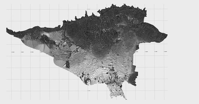 نقشه توپوگرافی تهران