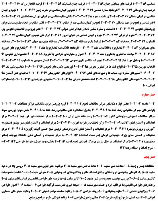 پایان نامه معماری طراحی پارک و مرکز تحقیقات ستاره شناسی