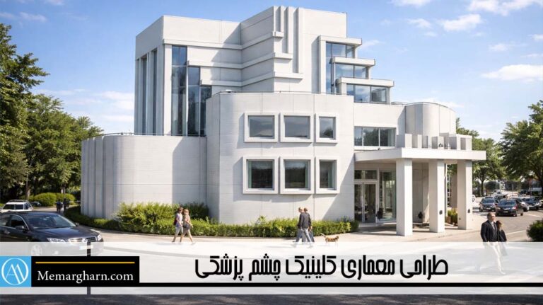 پروژه دانشجویی معماری کلینیک چشم